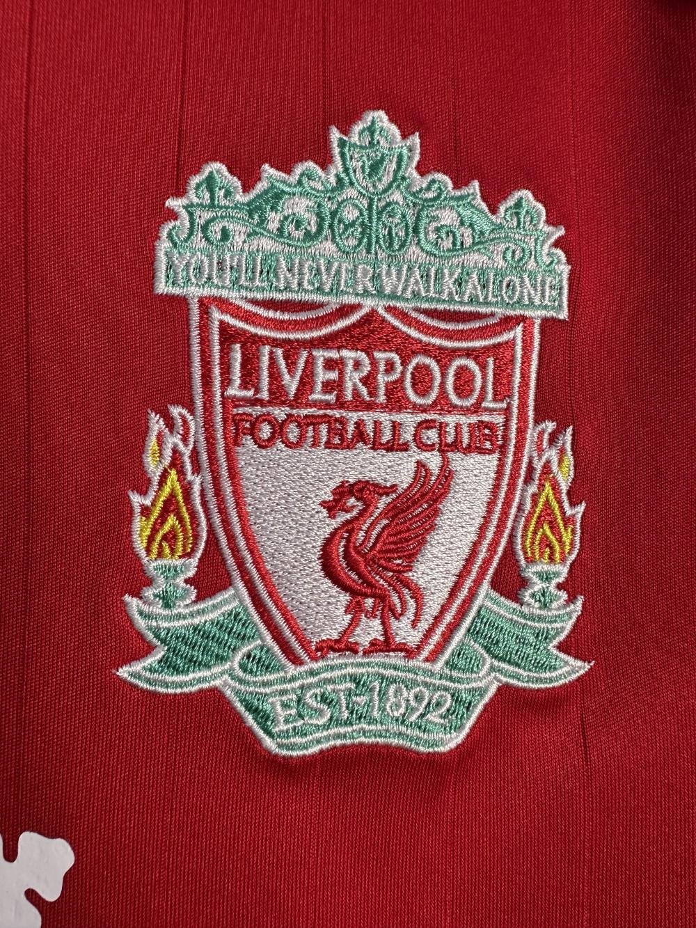 2006/2008 Retro Liverpool Champions League version Home Football Long Sleeve Jersey
