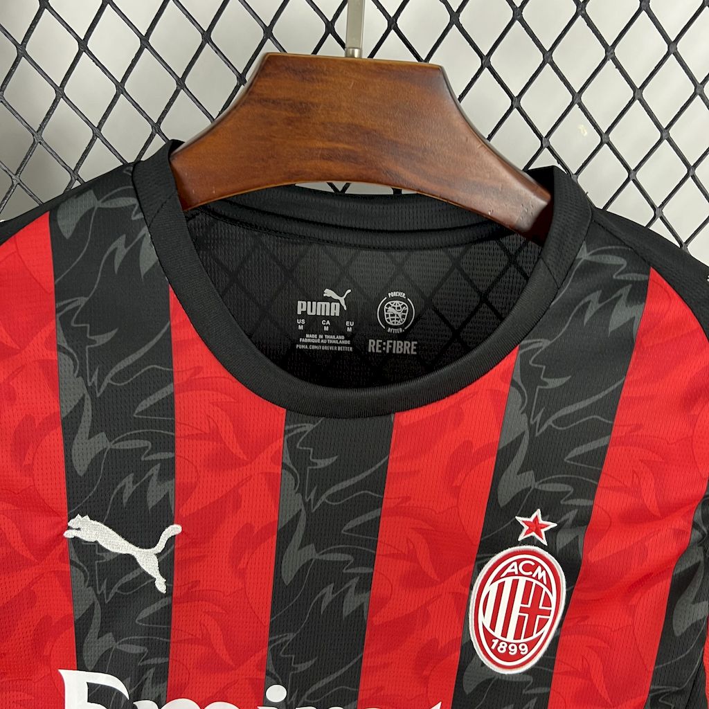 2025/2026 AC Milan Long Sleeves Home