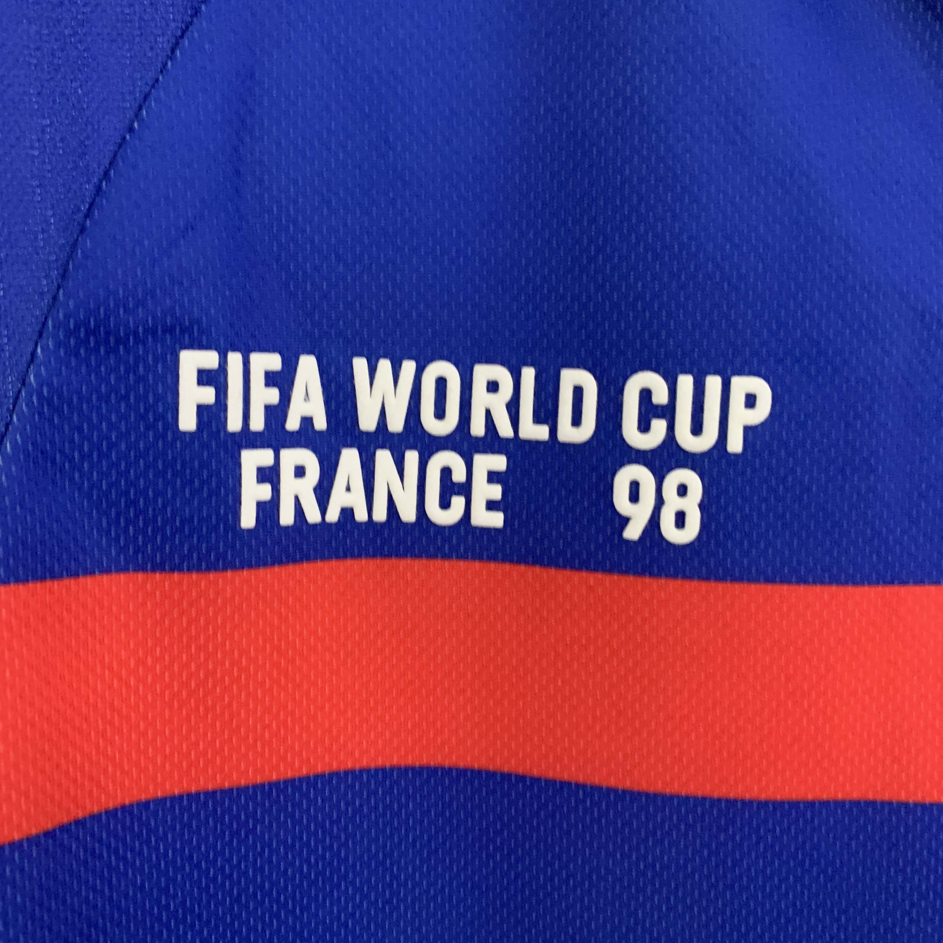 1998 Retro Long Sleeve France Home