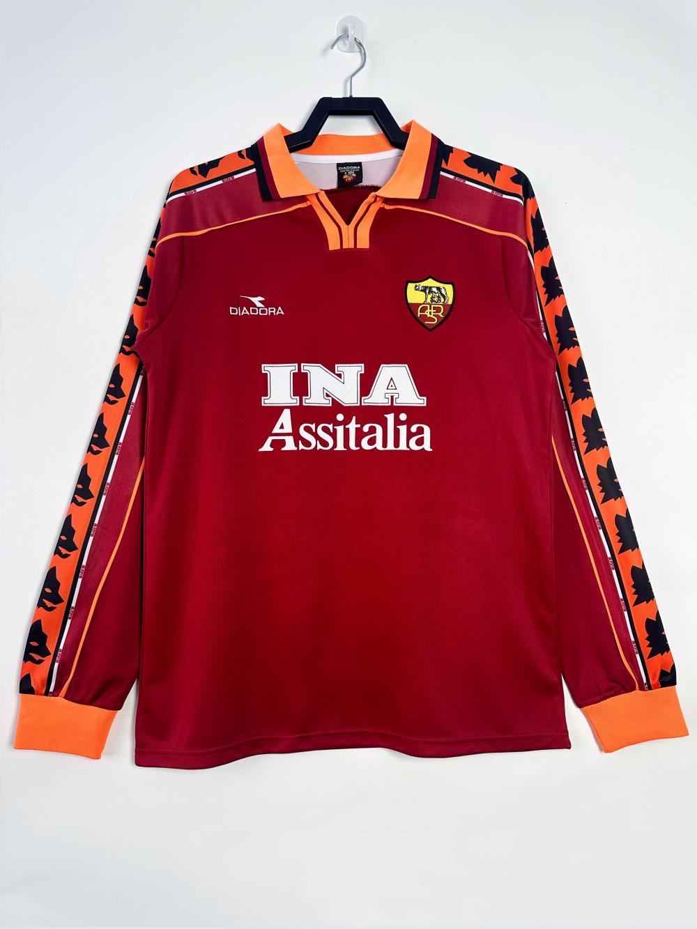1998-1999 Retro Long Sleeve Roma Home