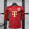 2025/2026 Long Sleeve Player Version Bayern Munich 125th Anniversary Red