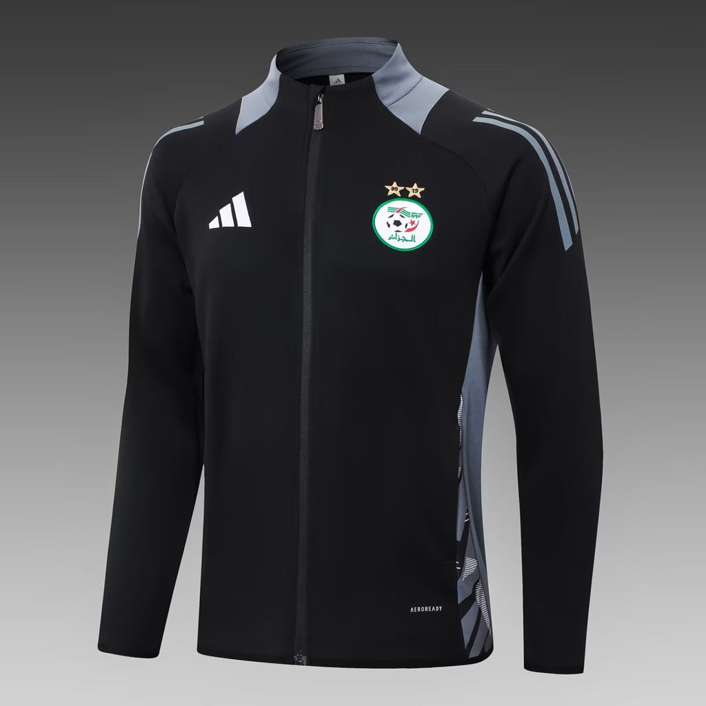 2024 Algeria Long Zipped Jacket Black