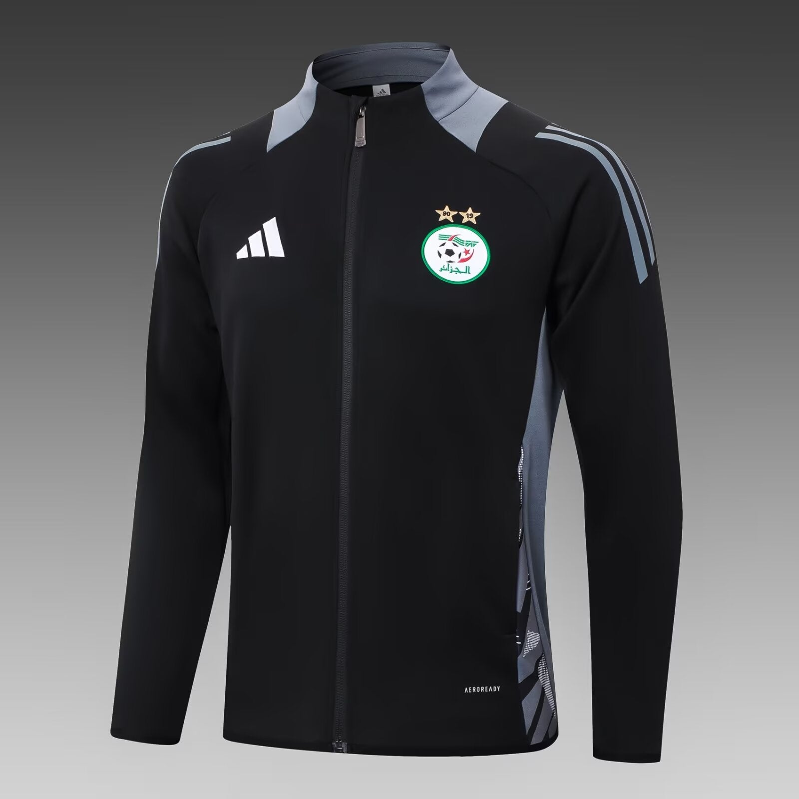2024 Algeria Long Zipped Jacket Black