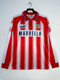 1994/1995 Retro Long sleeve Atletico Madrid Home