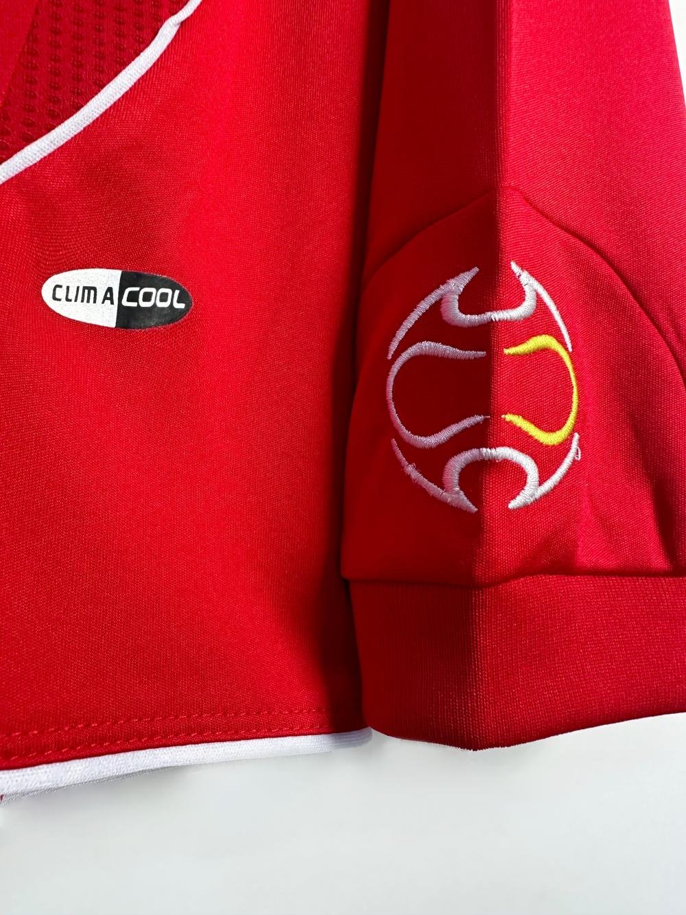 2006/2008 Retro Liverpool Champions League version Home Football Long Sleeve Jersey