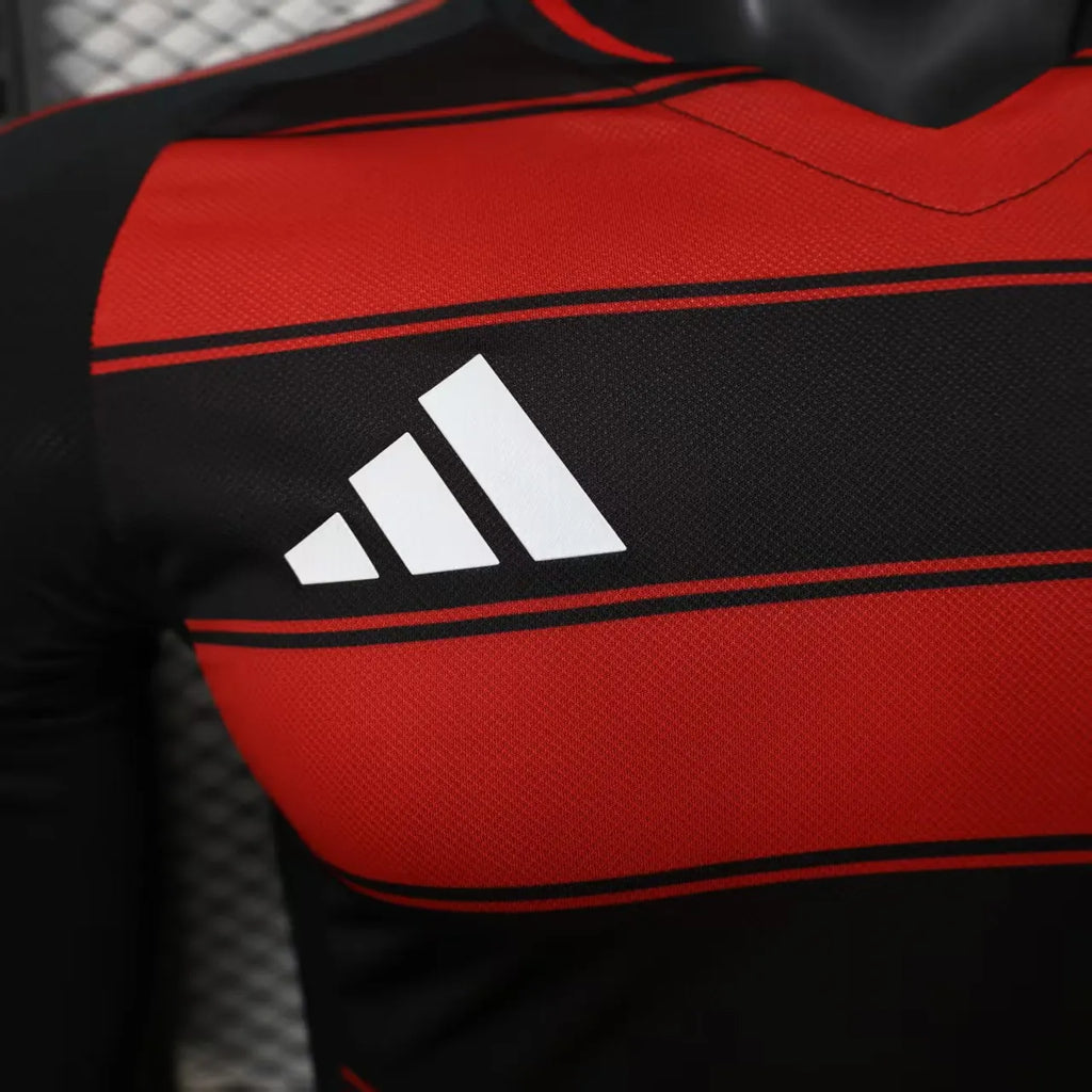 2025/2026 Long Sleeve Player Version Flamengo Home Jersey