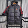 2024/2025 São Paulo Black-Red Edge Soccer Long Cotton jacket