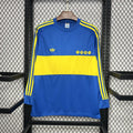 1981 Retro Boca Juniors Home Long Sleeves