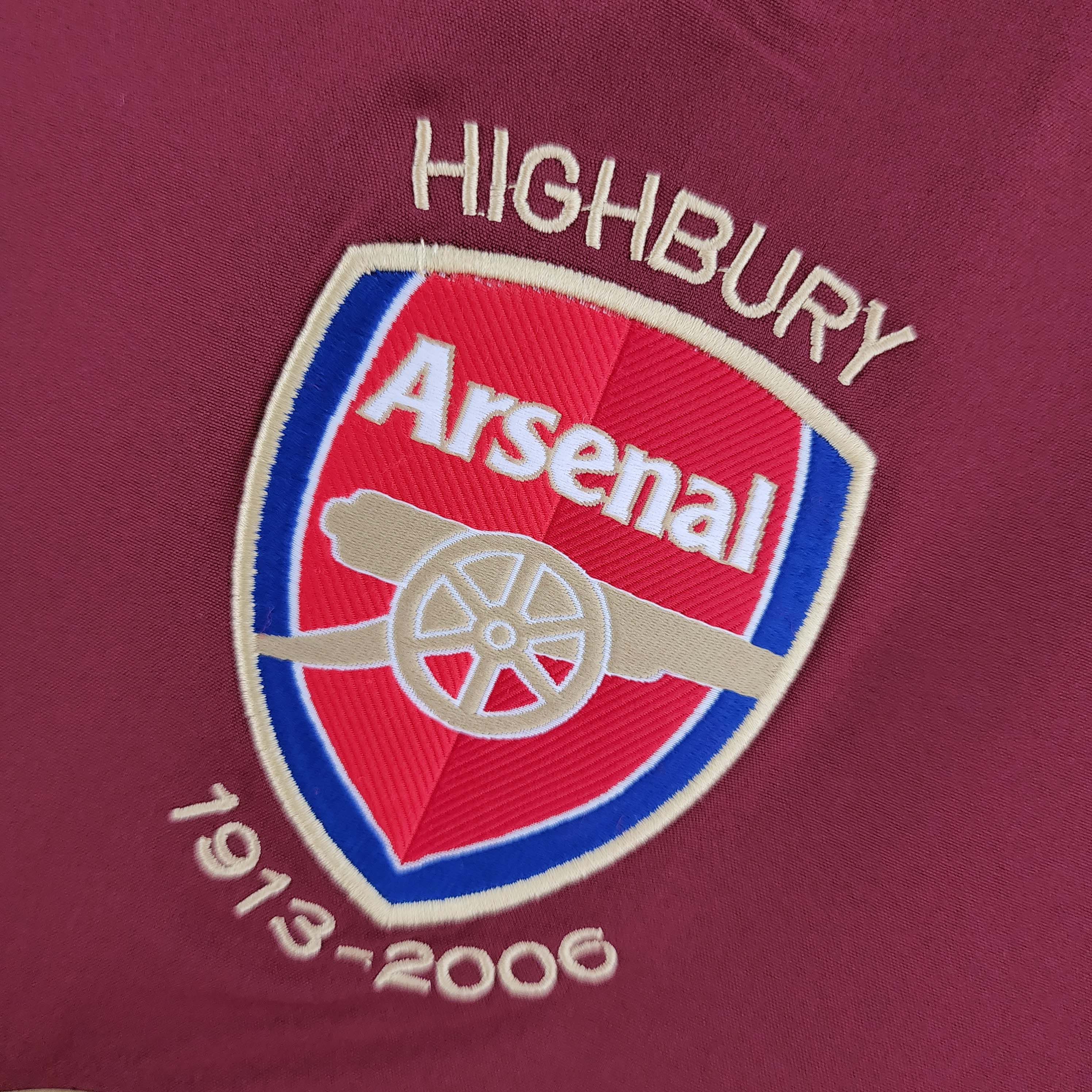 2005/2006 Retro Long Sleeve Arsenal Home