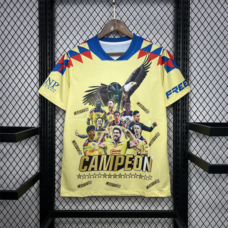 2024/2025 Club América Champions Yellow Commemorative Edition Jersey
