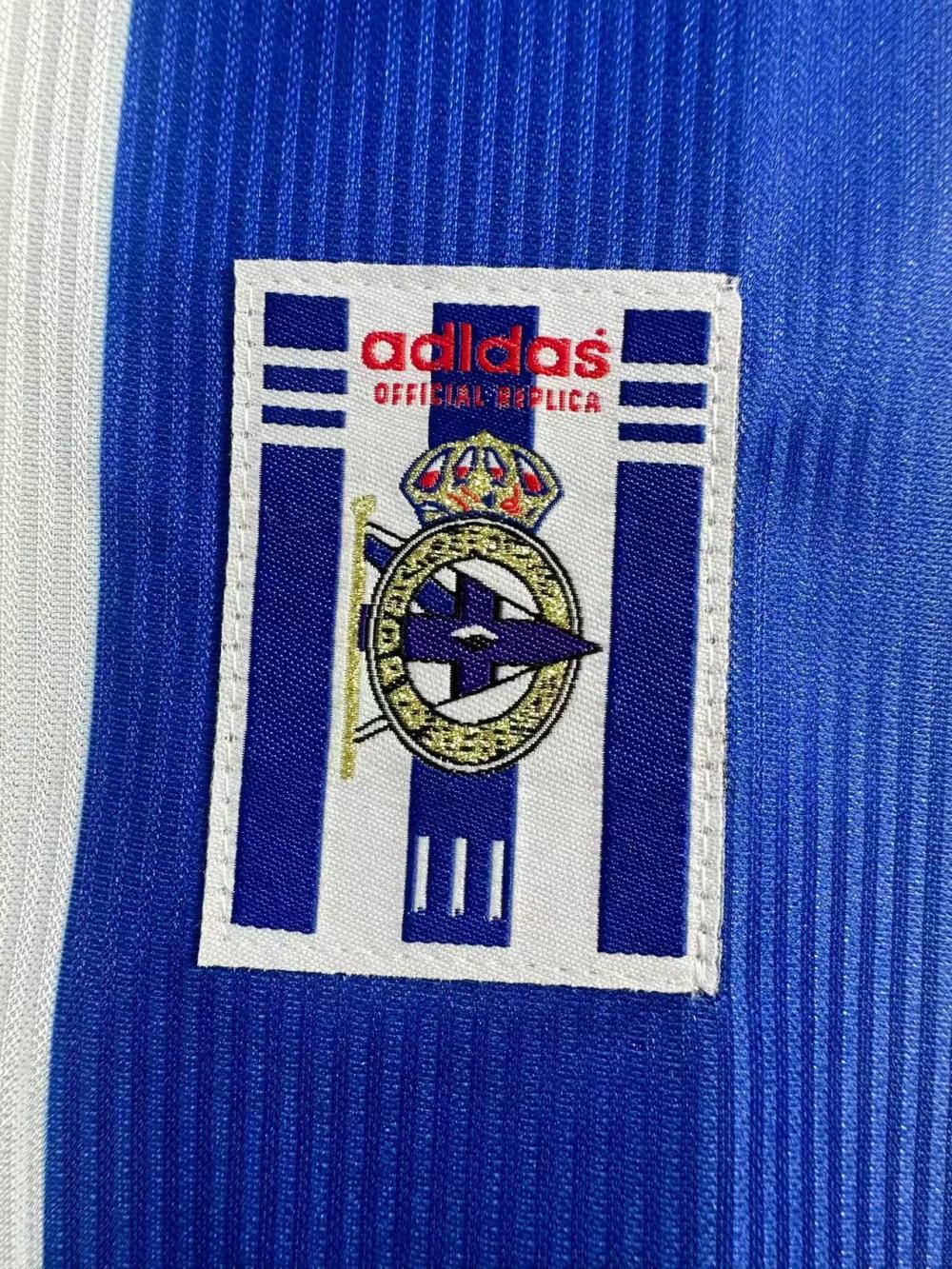 1999-2000 Retro Long Sleeve Deportivo Home