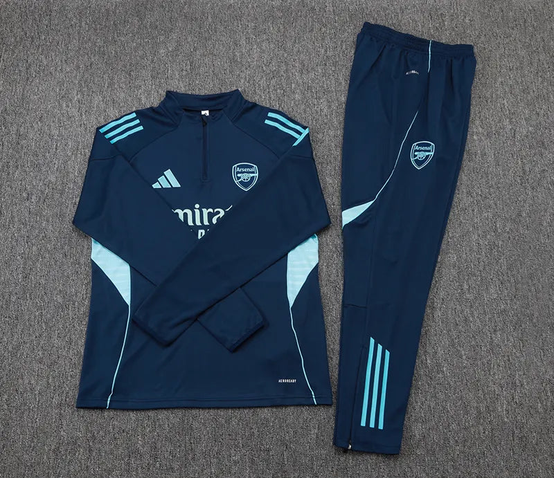 2025/2026 Arsenal Half-Pull Training Suit Royal Blue