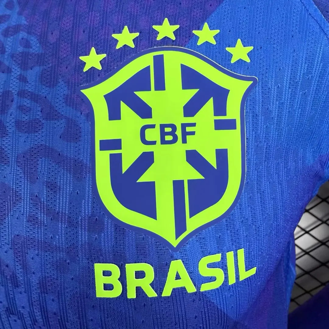 2025/2026 Long sleeves Player Version Brazil Away