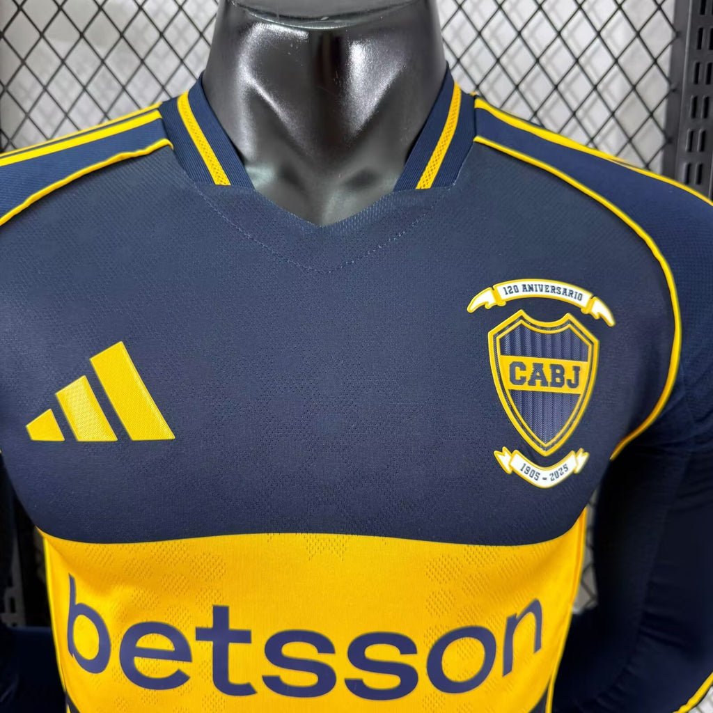 2025/2026 Long Sleeves Player Version Boca Juniors Home