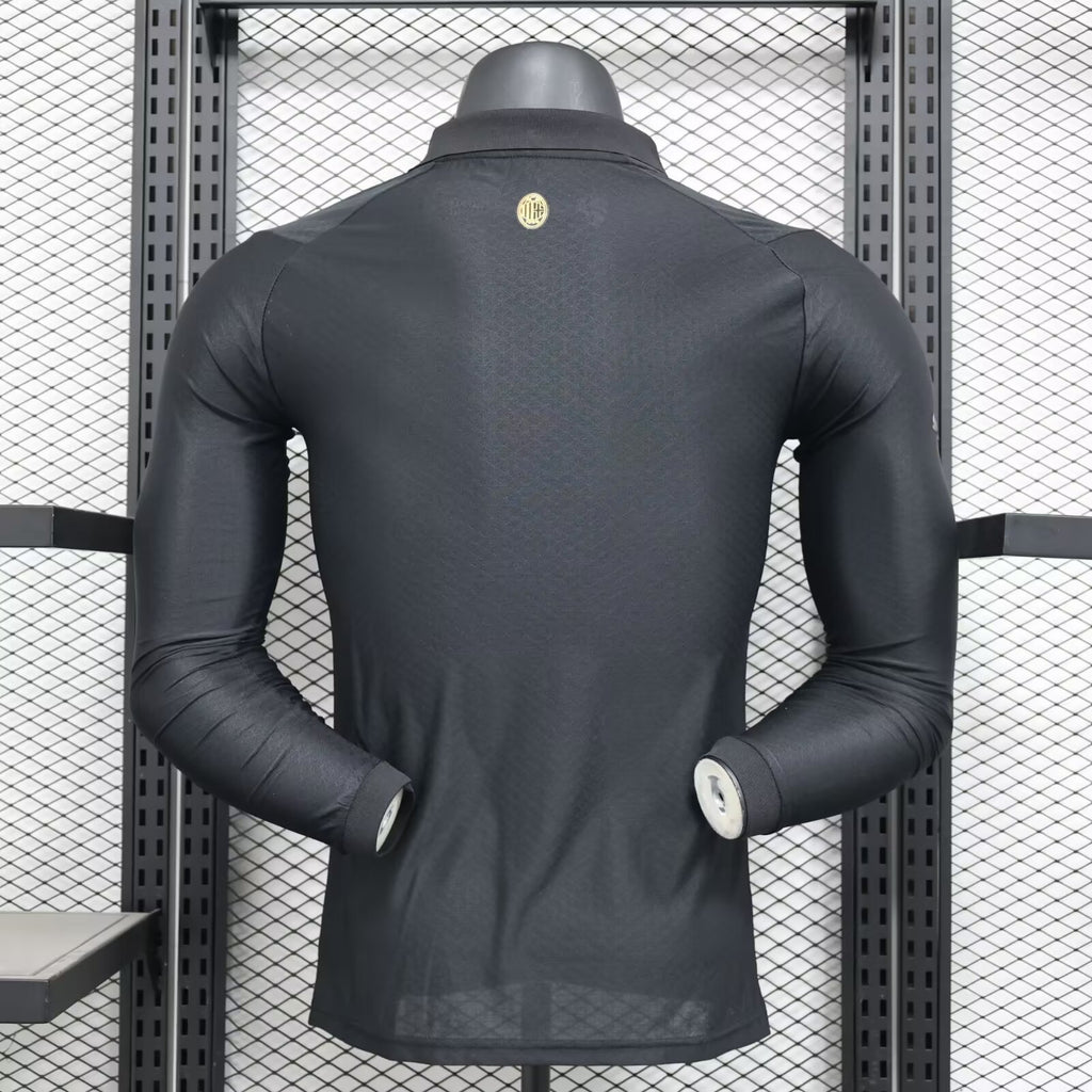 2025/2026 Long Sleeve Player Version AC Milan Black 125th Anniversary Edition