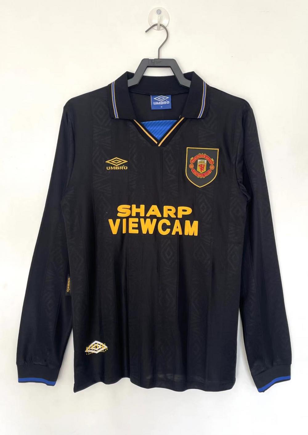 1993/1994 Retro Long Sleeve Manchester United Third Away