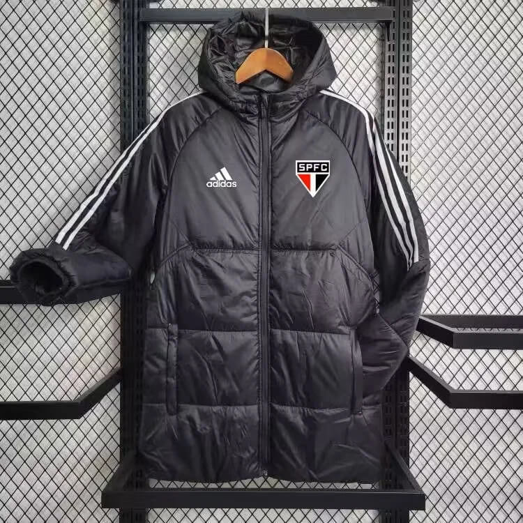 2024/2025 São Paulo Black-White Edge Soccer Long Cotton jacket