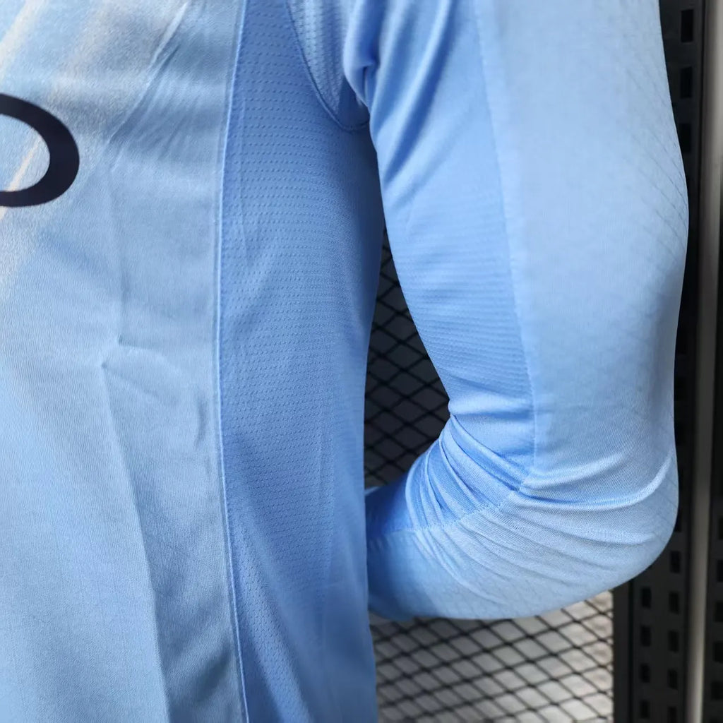2025/2026 Long Sleeve Player Version Manchester City Home
