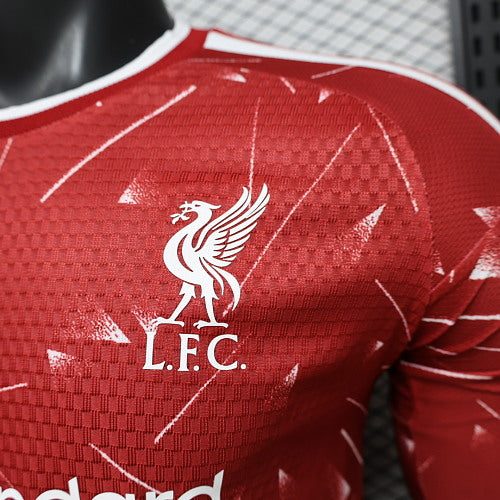 2026/2027 Long Sleeve Player Version Liverpool Home Football Jersey 1:1 Thai Quality topjersey