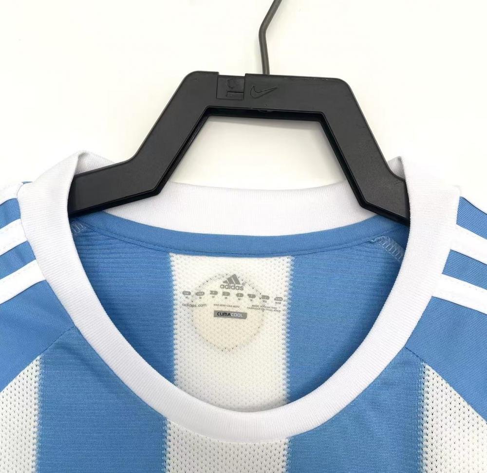 2010 Retro Argentina National Team Home Jersey