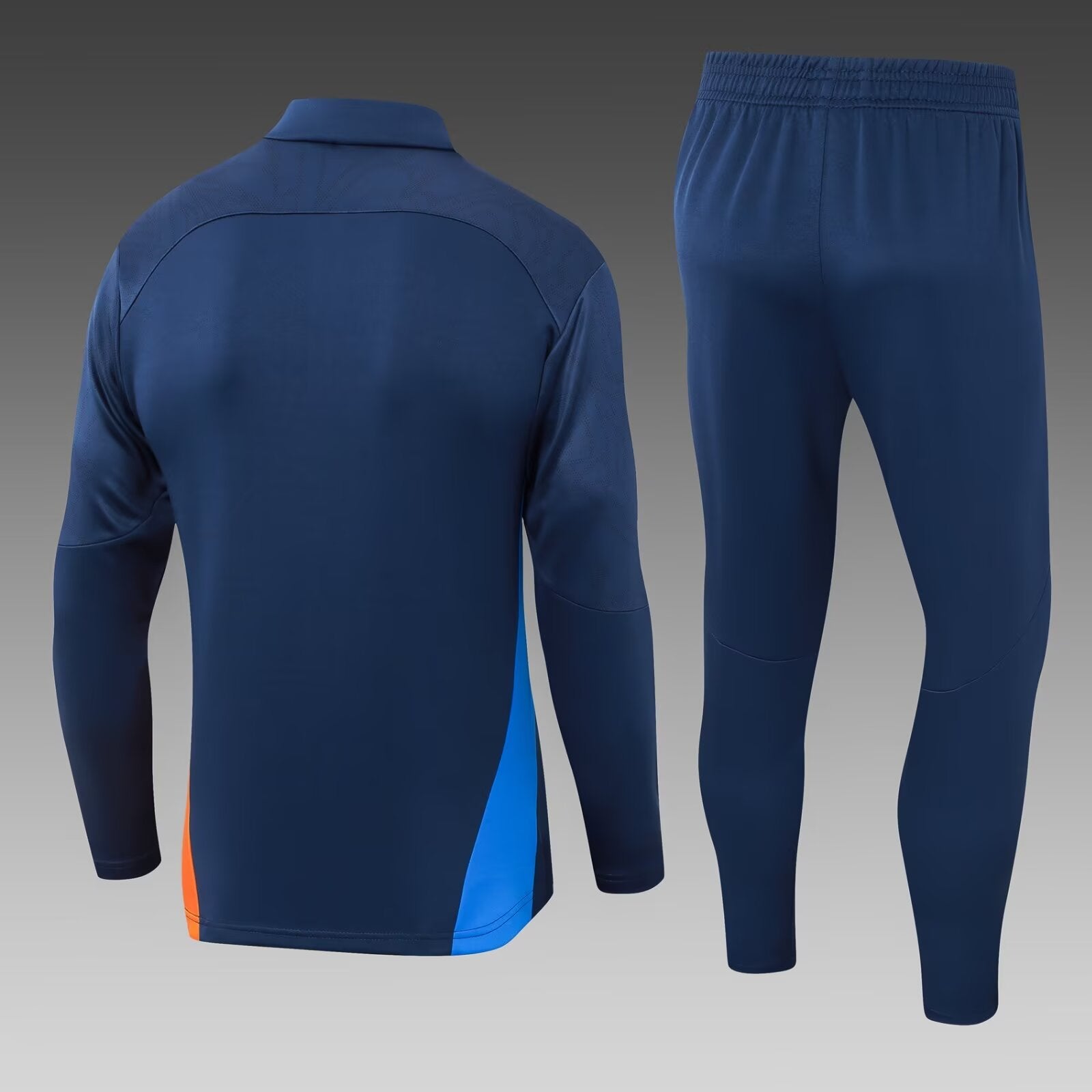 2024/2025 Olympique de Marseille Half-Pull Training Suit Royal Blue