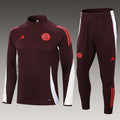 2024/2025 Bayern Munich Half-Pull Training Suit Deep purple