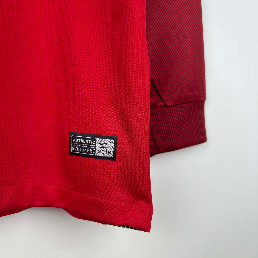 2016 Retro Long Sleeve Portugal Home