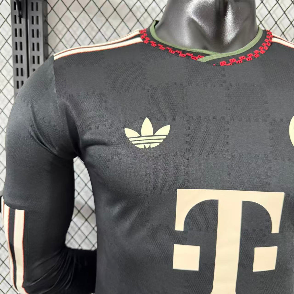 2025/2026 Long Sleeves  Player Version Bayern Munich Third Away