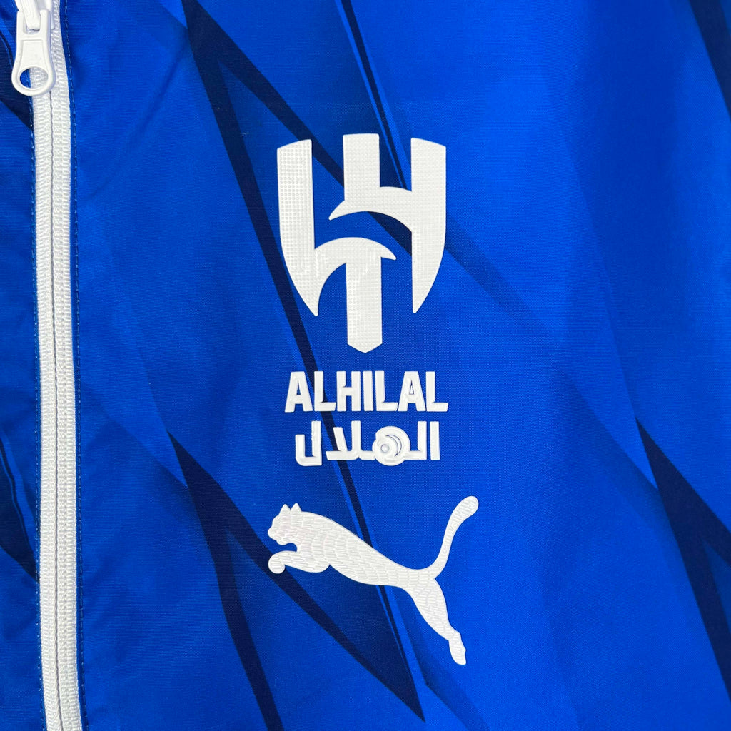 2023/2024 Al-Nassr Reversible Windbreaker(White-Blue)