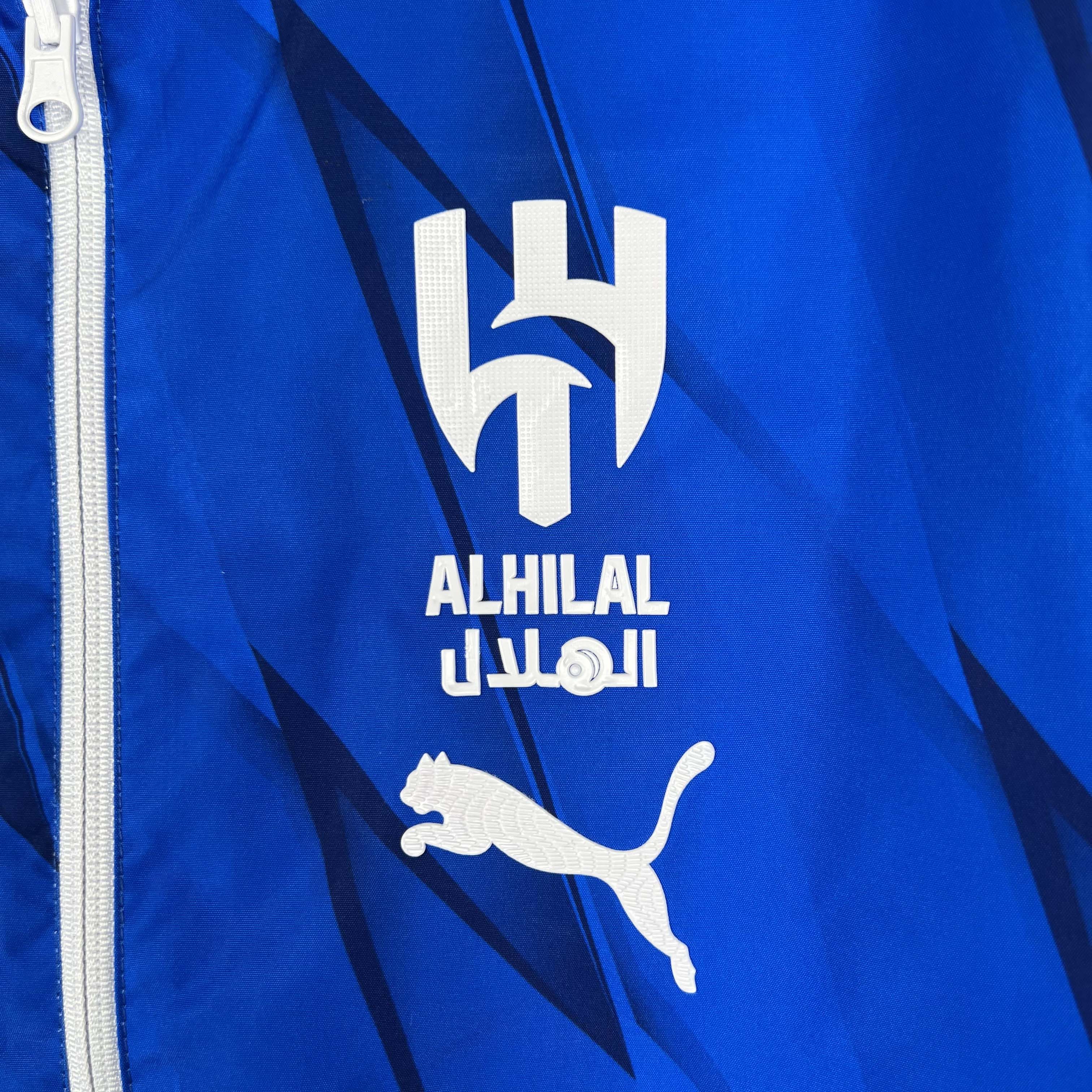 2023/2024 Al-Nassr Reversible Windbreaker(White-Blue)