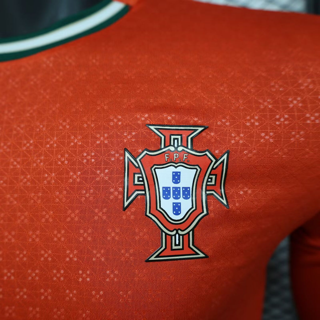 2025 Long Sleeve Player Version Portugal Home