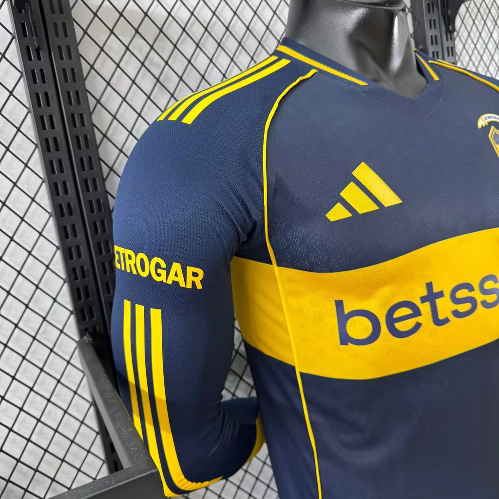 2025/2026 Long Sleeves Player Version Boca Juniors Home