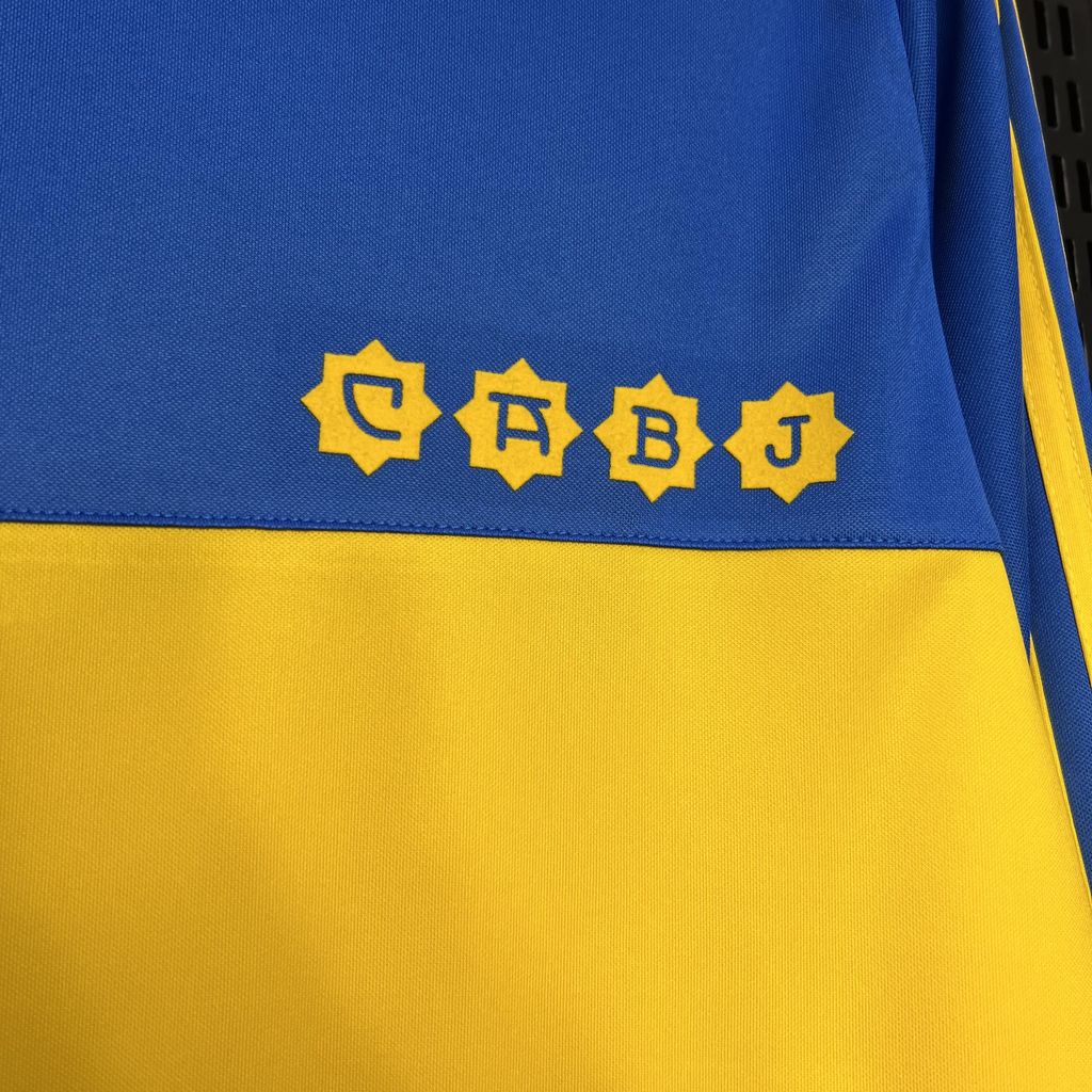 1981 Retro Boca Juniors Home Long Sleeves