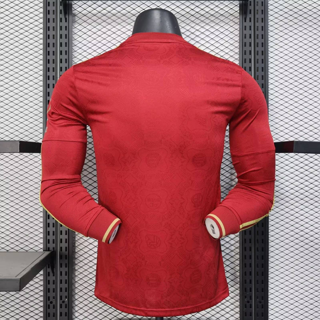 2025/2026 Long Sleeve Player Version Bayern Munich 125th Anniversary Red