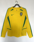 2002 Retro Long Sleeve Brazil Home
