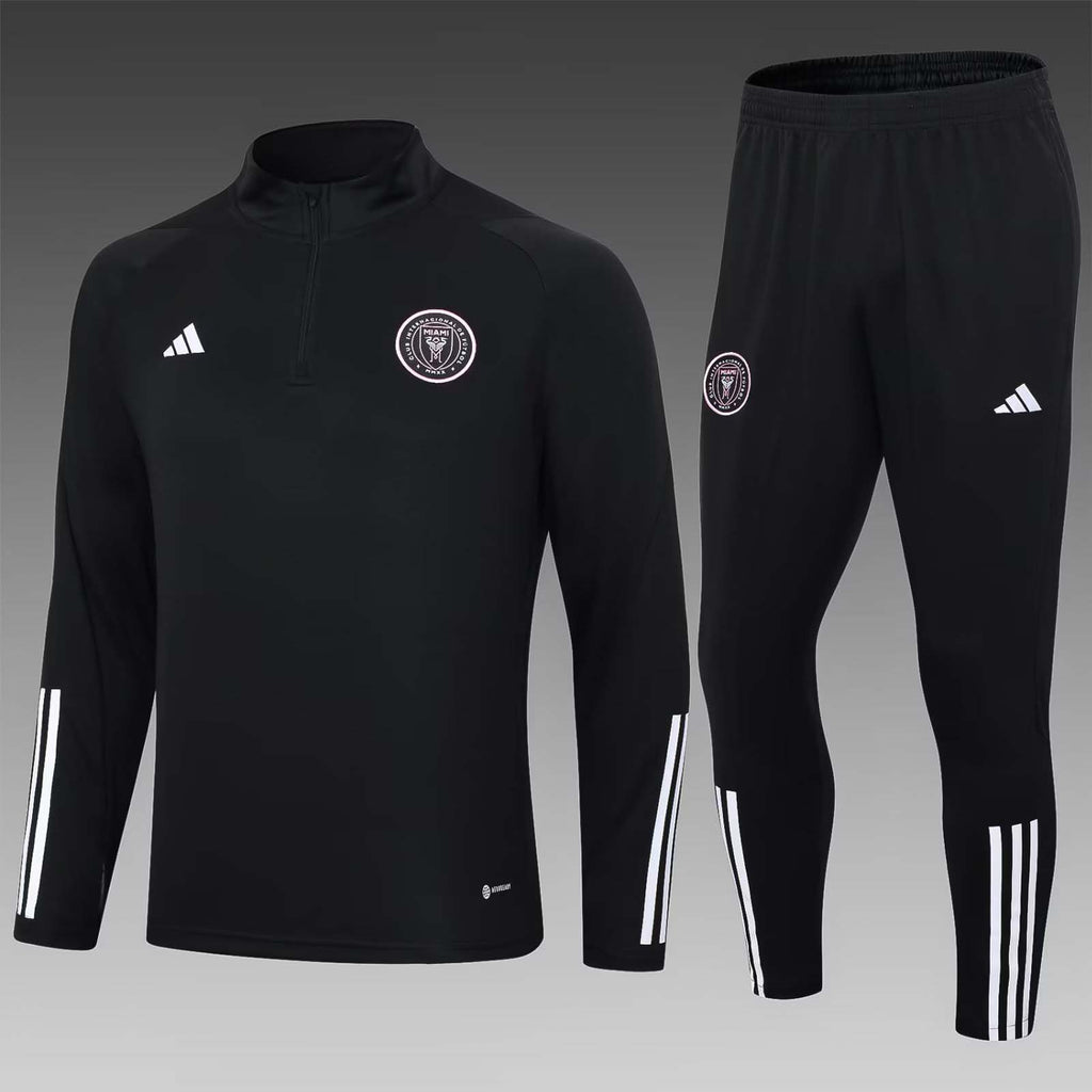 2023/2024 Inter Miami Half-Pull Training Suit black