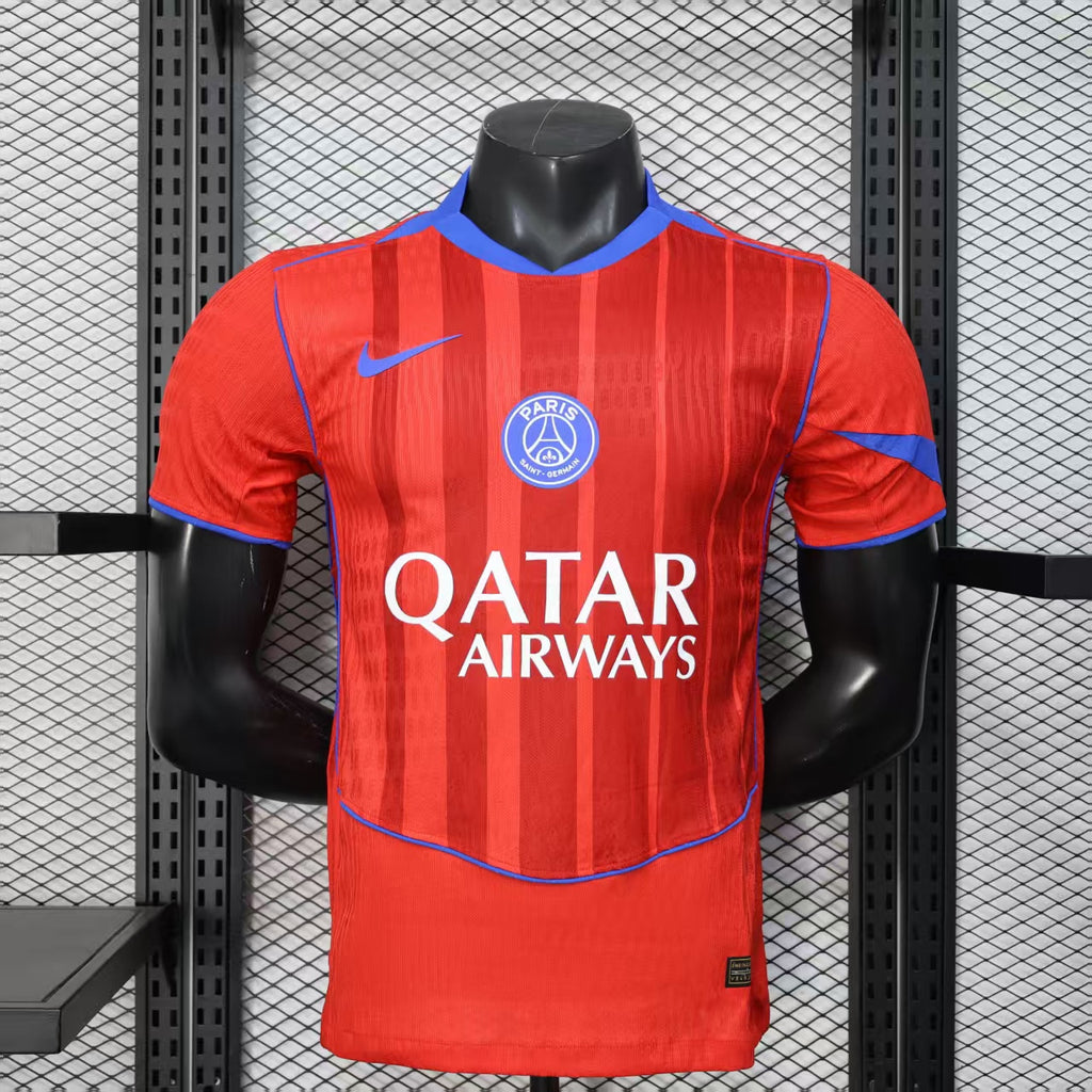 2025/2026 Player Version Paris Saint-Germain Third away Red