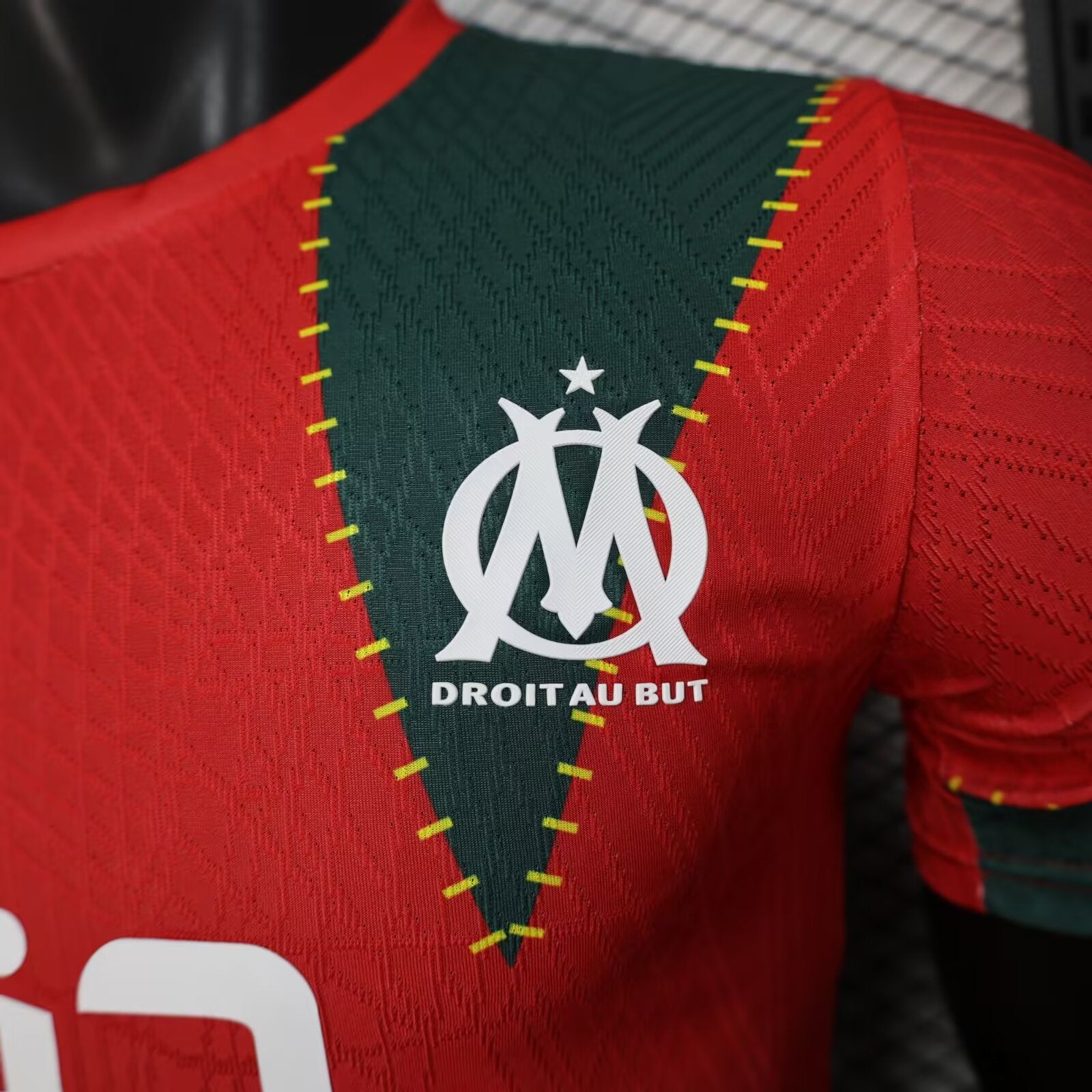 2026/2027 Player Version Marseille Special Edition Red Green Football Jersey 1:1 Thai Quality