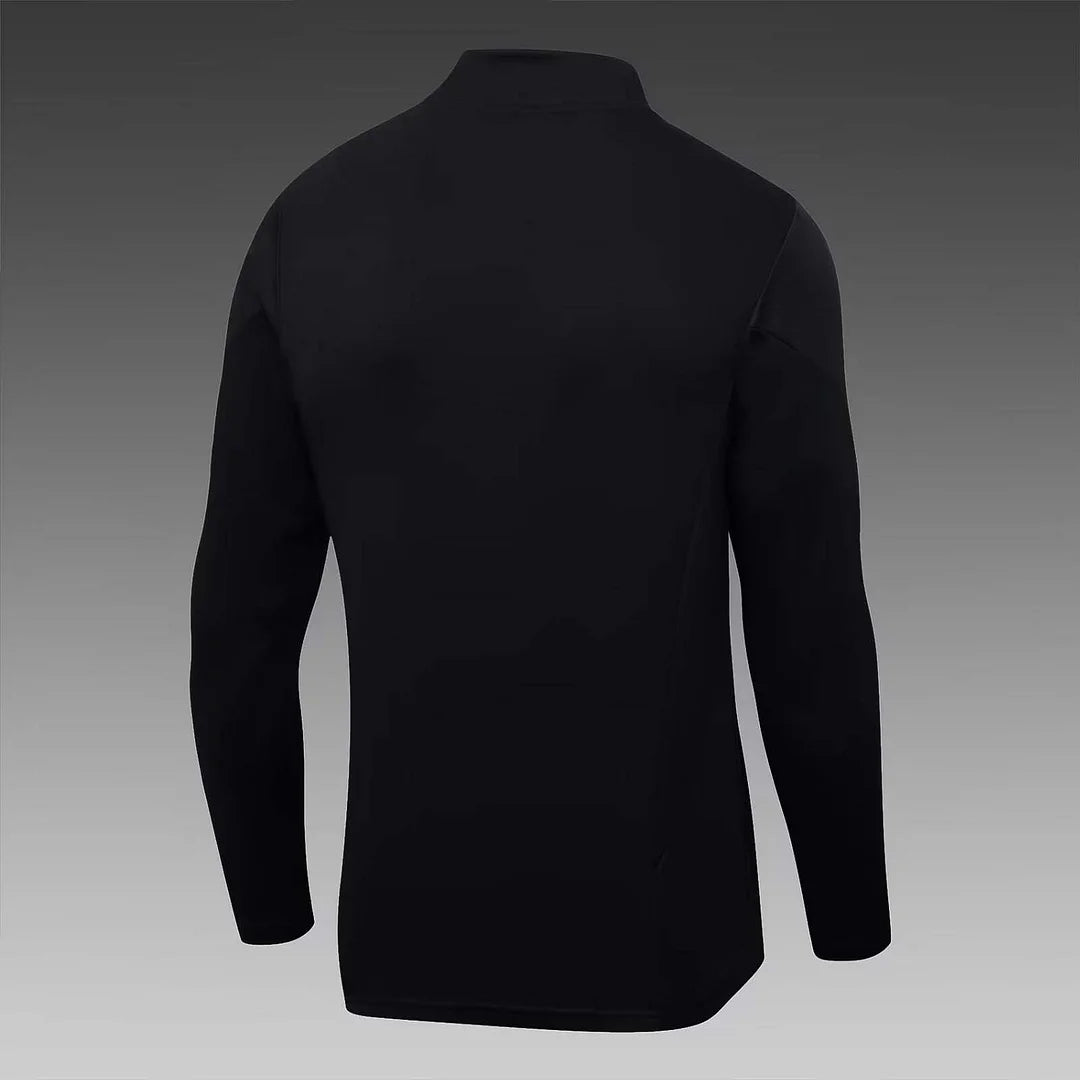 2023/2024 Bayern Munich Half-Pull Training Suit Black