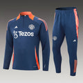 2024/2025 Manchester United Half-Pull Training Suit Royal Blue