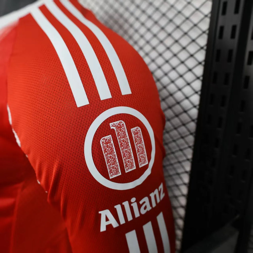 2025-2026 Long Sleeves Player Version Bayern Munich Home