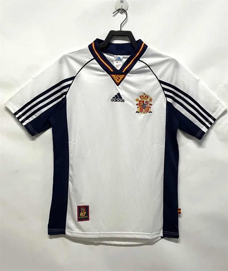 1998 Retro Spain Away Soccer Shirt