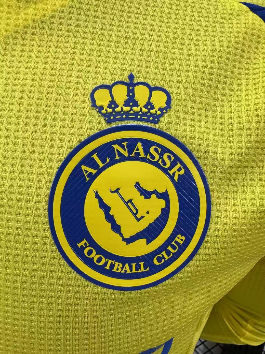 2024/2025 Player Version Al-Nassr Home Long Sleeve