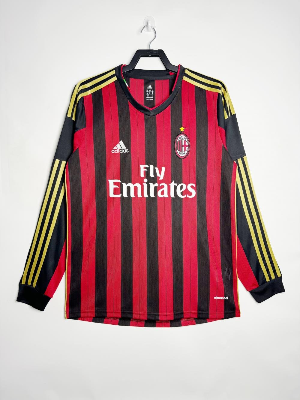 2013/2014 Retro Long Sleeve AC Milan Home
