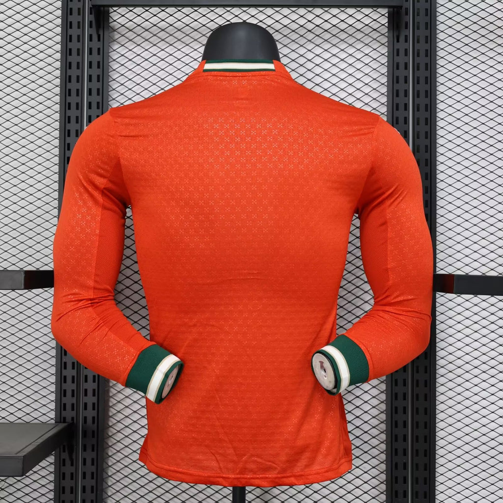 2025 Long Sleeve Player Version Portugal Home
