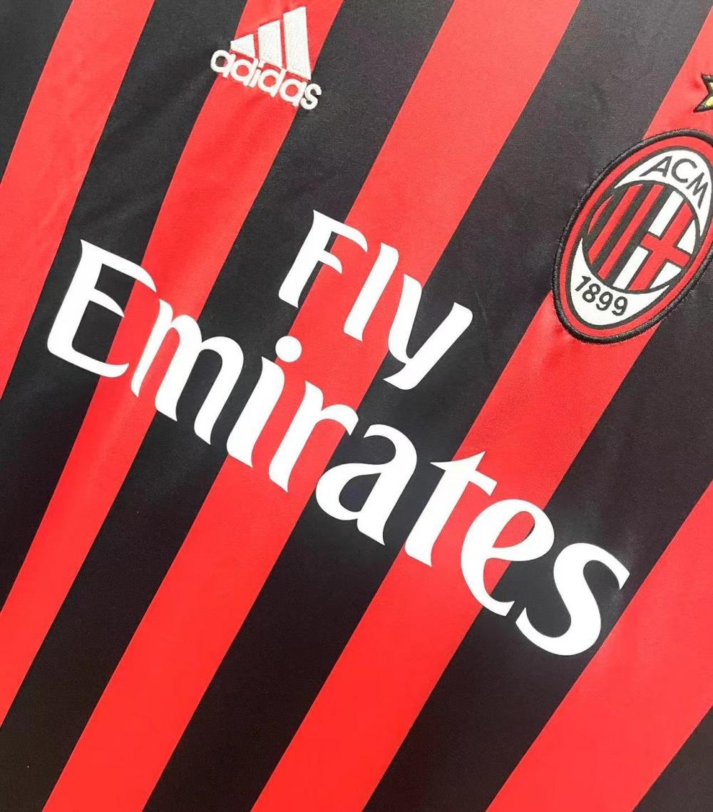 2017/2018 Retro AC Milan Home