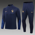 2022 France Half-Pull Training Suit Royal Blue