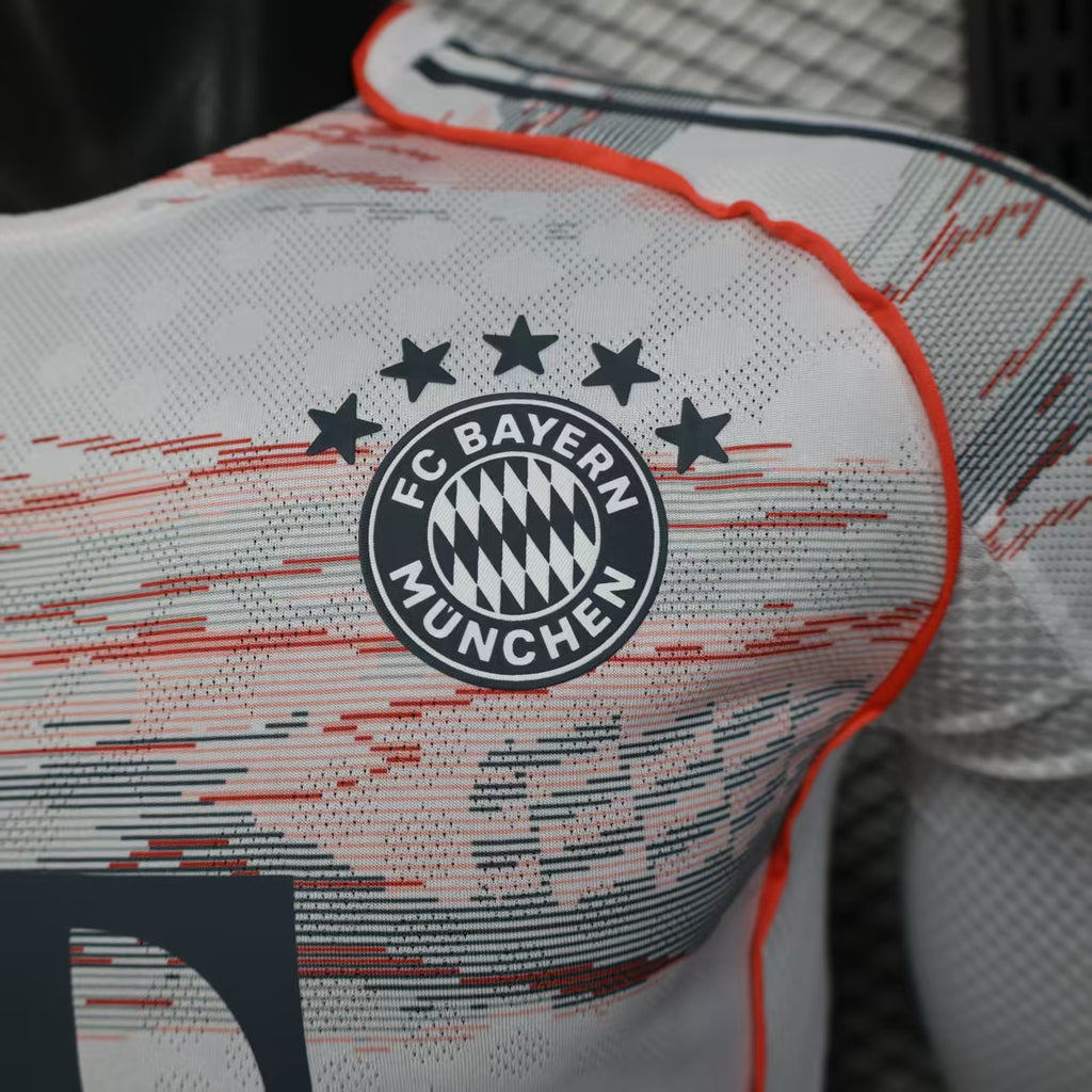 2025-2026 Long Sleeves Bayern Munich Away Player Version