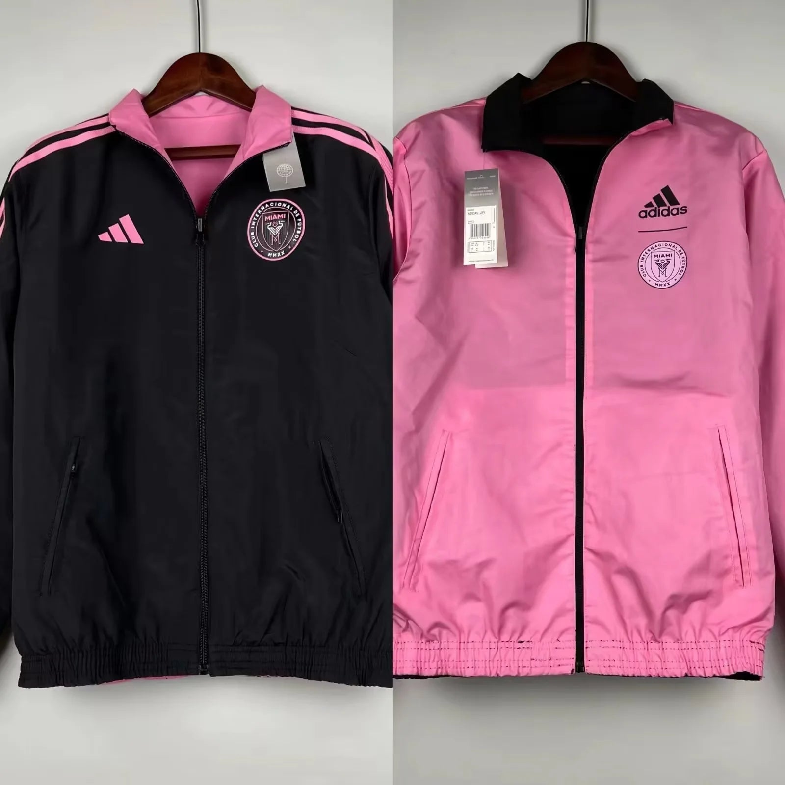 2024/2025 Inter Miami Reversible Windbreaker Black-Pink