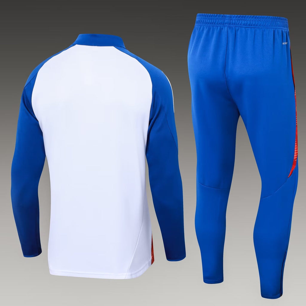 2024/2025 Lyon Half-Pull Training Suit White